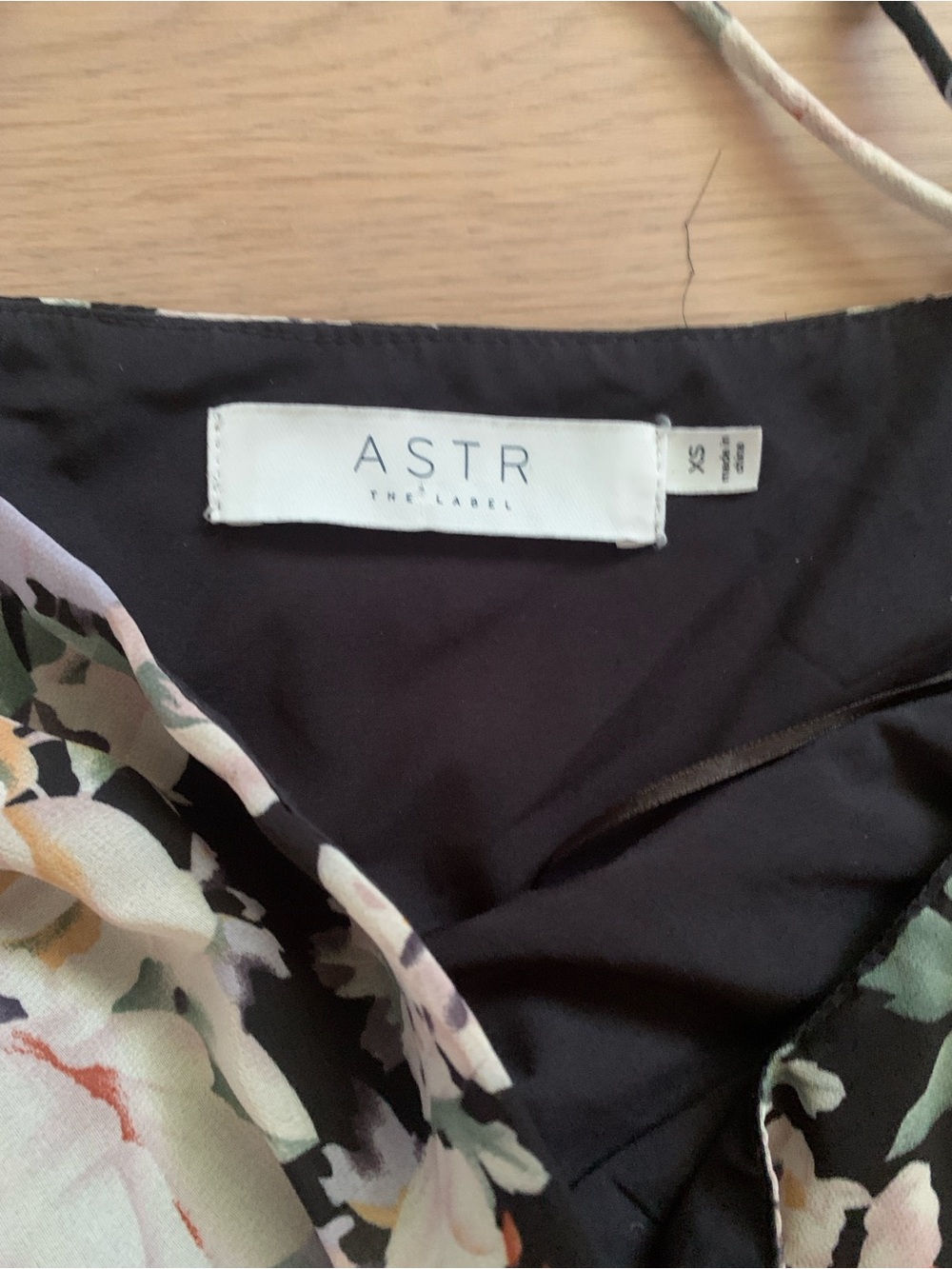 ASTR the Label Emmylou Floral One Shoulder Mid Slip Cottagecore event Dress XS - Picture 3 of 12